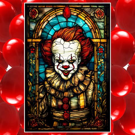 Pennywise the Clown Digital Wall Art Print Ai-generated Horror Movie Poster Horror Ai-generated ...