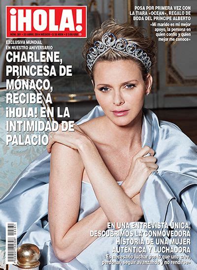 Exclusiva Mundial Charlene Princesa de Mónaco recibe a HOLA en la