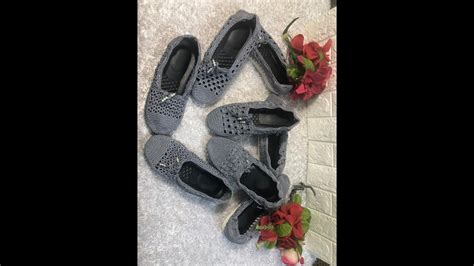 Crocheted Shoes Jannat Hussein Youtube