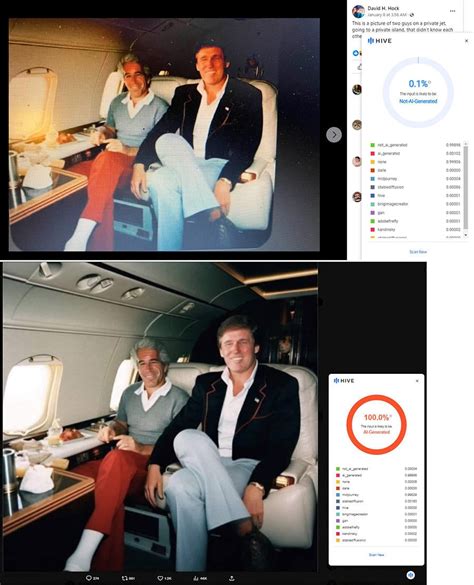 Fact Check Photo Of Epstein With Trump On Private Jet Is Not Real Lead Stories