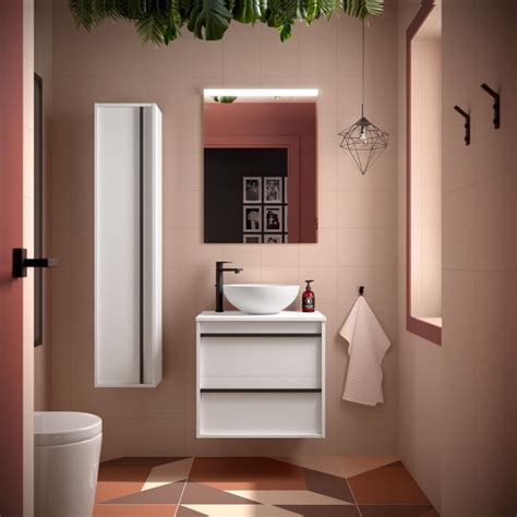 Mueble de Baño ATTILA 60 2 cajones sobre encimera