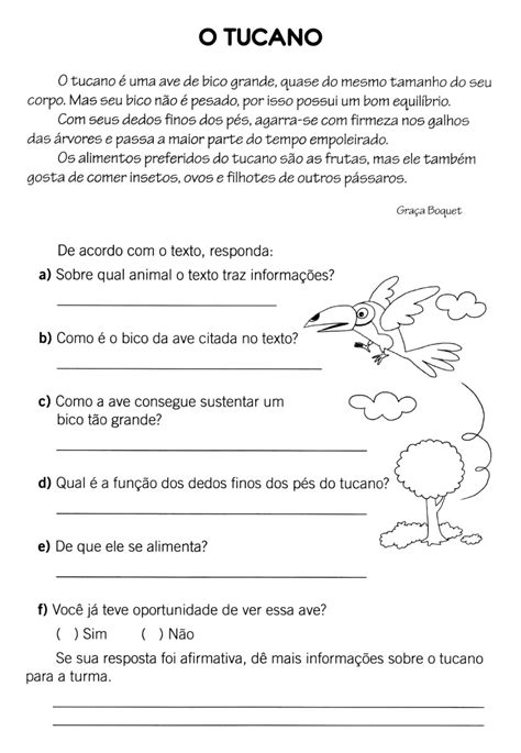 Atividade De Interpretação 3 Ano - AvaliaÇÃo de portuguÊs 3 ano interpretaÇÃo de texto – Artofit