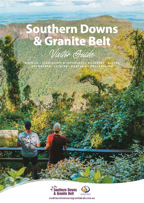 2022 Southern Downs And Granite Belt Visitor Guide Cover Southern Downs And Granite Belt