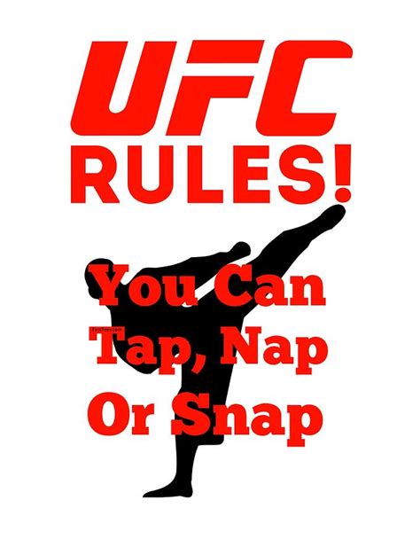 UFC Rules OK Digital Art by FirstTees | Fine Art America