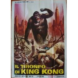 King Kong Versus Godzilla Italian Movie Poster Illustraction Gallery