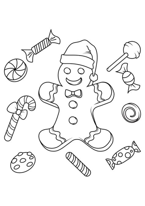 Coloriage Bonbons De No L Coloriages Gratuits Imprimer Dessin