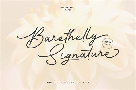 Descargar Fuente Barethelly Signature Gratis En Ifont