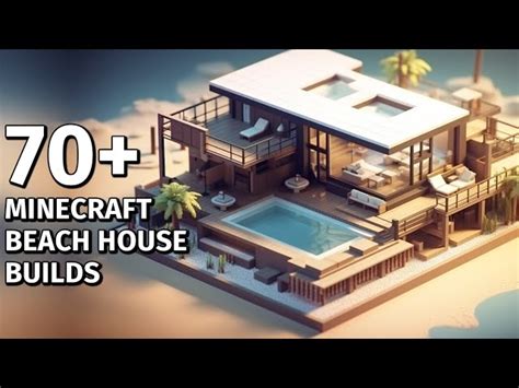 Minecraft Beach House Blueprints