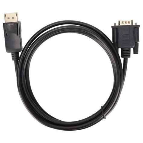 Qiilu Adaptateur Displayport Vers Vga C Ble Adaptateur Dp Displayport