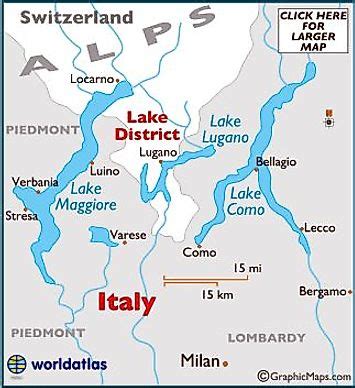 Map Of Italy Lake District Anetta Mathilda