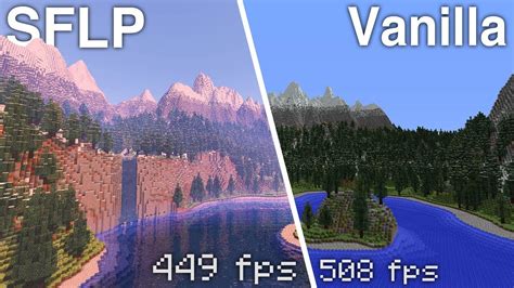 Minecraft Low End Shaders Sflp Vs Vanilla [4k 60fps] Youtube