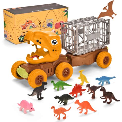 Dinosaurie Truck Leksaker F R Barn I Ldrarna T Rex Car Transport