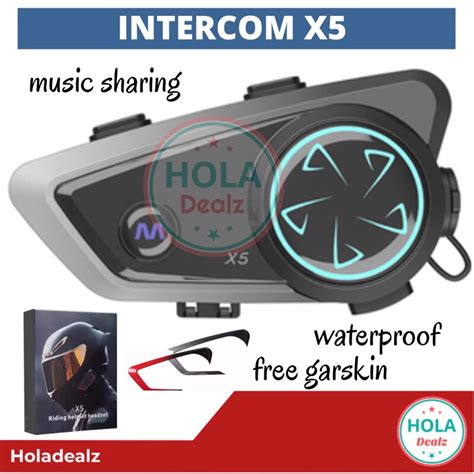 Jual Intercom X Bluetooth Helm Headset Music Sharing Interkom X Vs It