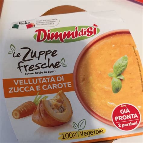 Dimmidisi Le Zuppe Fresche Vellutata Di Zucca E Carote Review Abillion