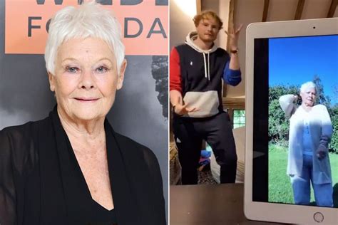 Judi Dench Does TikTok Dance with Grandson