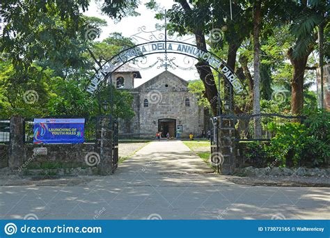 Bosoboso Church Gate Entrance Arch In Antipolo City Philippines Editorial Image Image Of