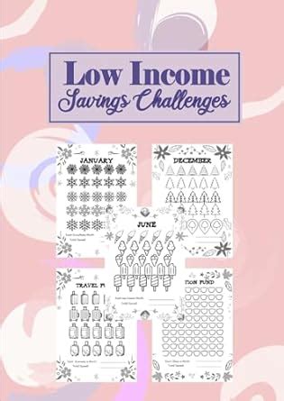 Low Income Savings Challenges Money Saving Challenge Book Savings