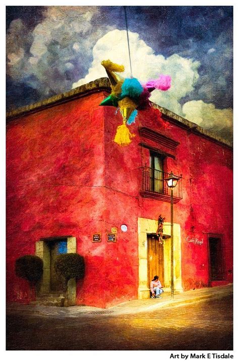 Festive Mexico - Colorful Streets of Oaxaca Art Print by Mark Tisdale