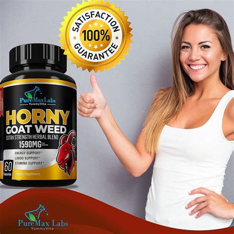 Horny Goat Weed 1590mg Extra Strength With Maca L Arginine Ginseng