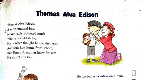 Thomas Alva Edison Poem By Vivian Gouled Read Out Loud