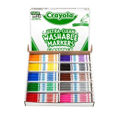 Crayola® Ultra-Clean Washable® Fine Tip Marker Classpack® - 200 pieces