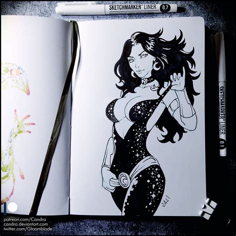 Sketchbook Donna Troy SFW By Candra Hentai Foundry