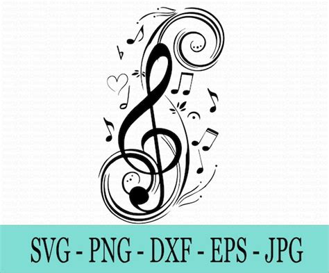 Muziek Svg Muzieknoten Svg Clef Svg G Muzieknoot Svg Etsy Nederland