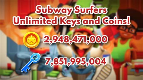 How To Get Unlimited Keys And Coins In Subway Surfers Youtube