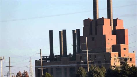 Marysville Michigan 93 Year Old Detroit Edison Power Plant Implosion