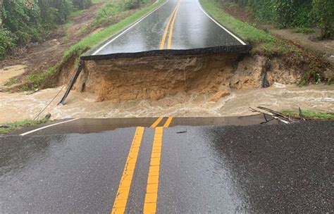 List Of Flooded Or Washed Out Roads In Central Nc