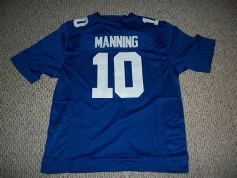 Amazon.com: Eli Manning Jersey #10 New York Custom Stitched Blue ...