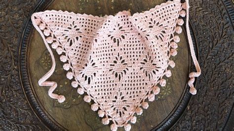 KOLAY BANDANA YAPIMI crochetshawl bandana tığişi etolşal knitting