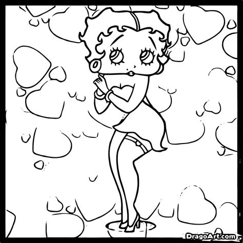 Betty Boop We Coloring Page 329