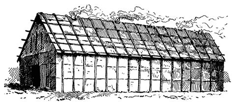 Iroquois Longhouse Diagram