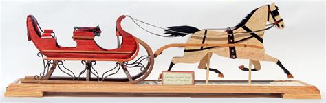 Victorian Christmas Sleigh and Horse woodworking plans A best seller - Forest Street Designs