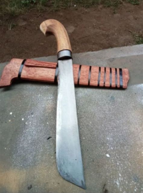 Golok Super Tajam Baja Per Asli Banten Kerja Kebun Tebas Bambu Lazada