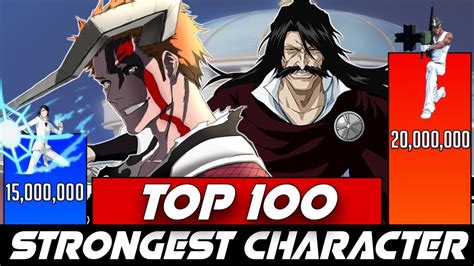 Top Strongest Bleach Characters Bleach Tybw Arc Bleach Power