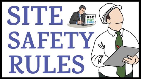 Site Safety Rules Safety Rules Workplace Safety Rules