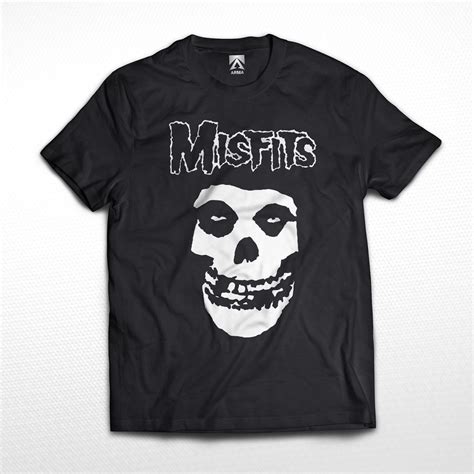 Jual KAOS BAND THE MISFITS Logo Tshirt Musik Rock Baju Distro Unisex