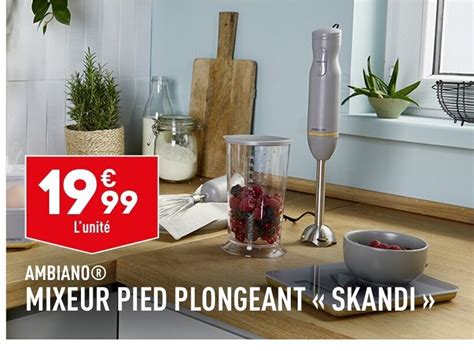 Promo Mixeur Pied Plongeant Skandi Chez Aldi