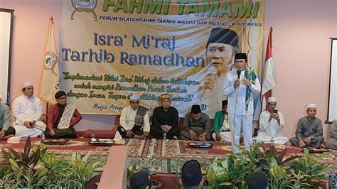 Ceramah Kh Rhoma Irama Dalam Acara Isra Mi Raj Dan Tahrib Ramadhan Di