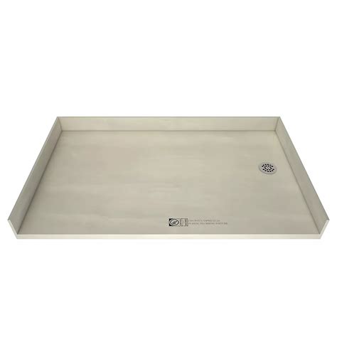 Tile Redi 42 In X 60 In Barrier Free Shower Base With Right Drain The Home Depot Canada