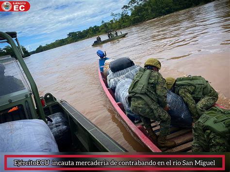 Ejército Ecuatoriano on Twitter Durante operaciones ribereñas