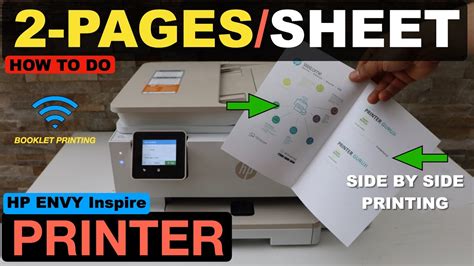 HP Printer Pages Sheet Printing Side By Side Printing Booklet