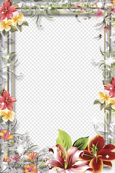 Flower Border Frame Png | Best Flower Site