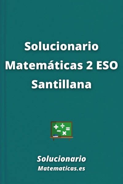 Solucionario Matematicas Eso Santillana Pdf Hot Sex Picture