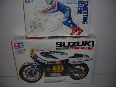 Suzuki Rgb Team Gallina Tamiya Complete With Free Starting Rider