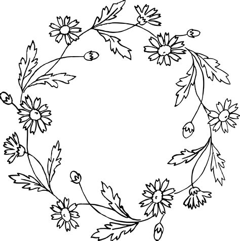 Floral Wreath Vector