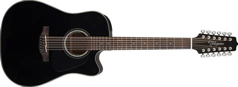 Takamine Tgd30ce12blk 12 String Dreadnought Acoustic Electric Guitar