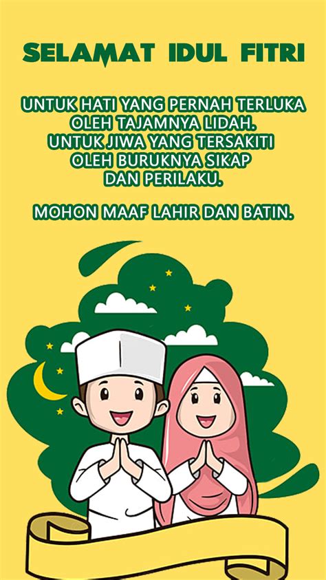 999 Kata Kata Idul Fitri 1443 H (2022 M), Ucapan Selamat, Twibbon ...